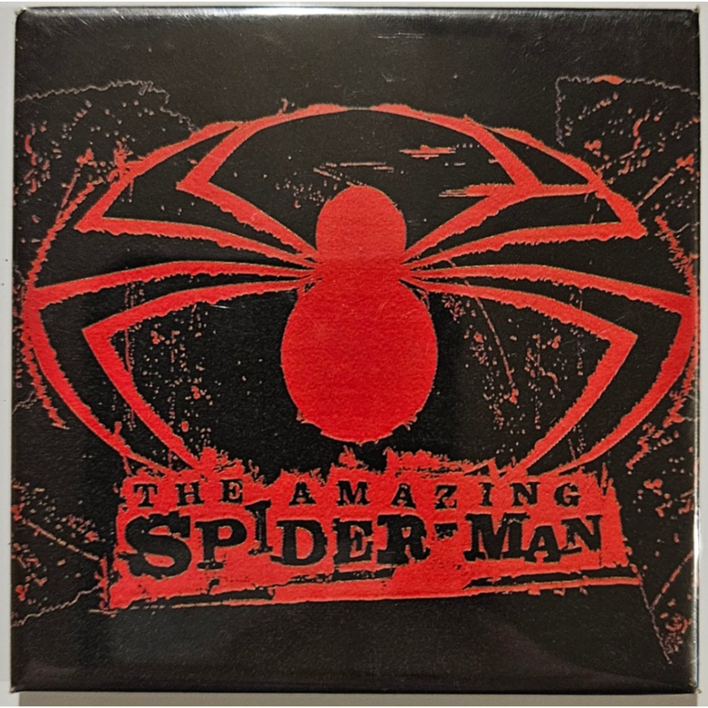 The Amazing Spider-Man Comic Book Art Red & Black‎ Square Magnet